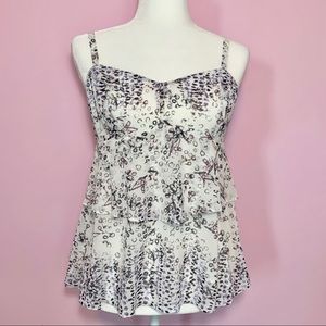 Cabi Tiered Ruffle Tank